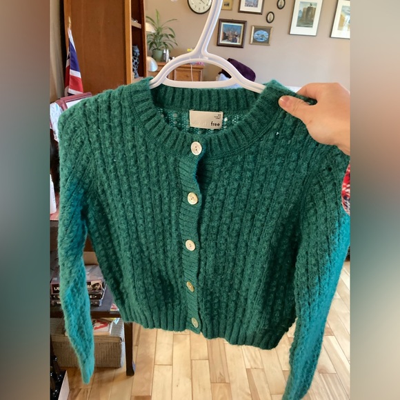 Mohair cropped cardigan (Wilfred) - Picture 7 of 7